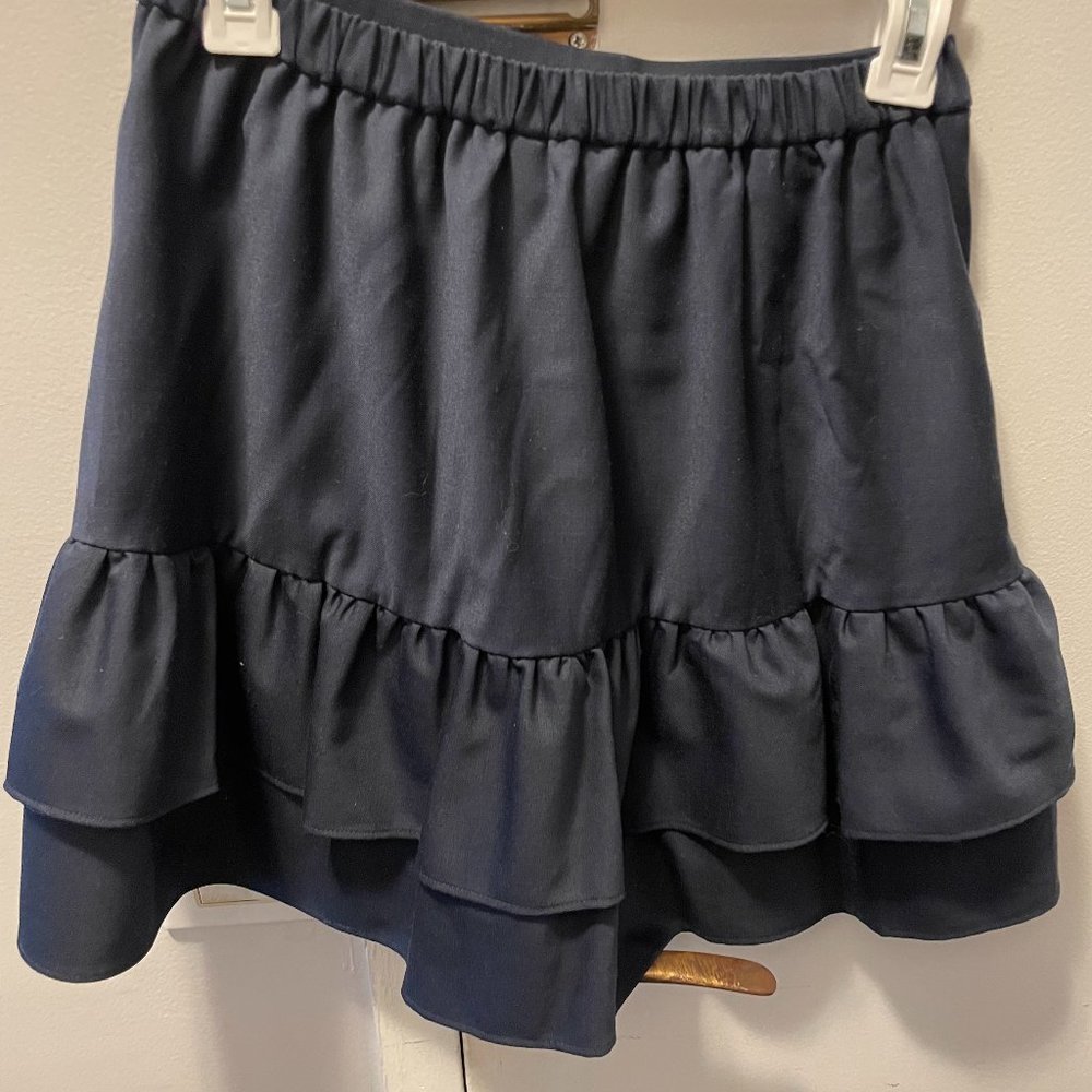 J. Crew Cute Ruffle Mini Skirt
